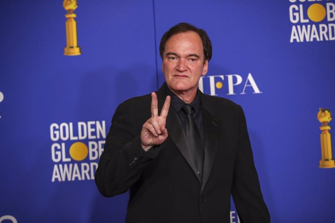 January 5, 2019 - Beverly Hills, California, United States: Quentin Tarantino in the photo deadline room at the 77th Golden Globe Awards at the Beverly Hilton on January 05, 2020 (Allen J. Schaben / Los Angeles Times / Contacto)