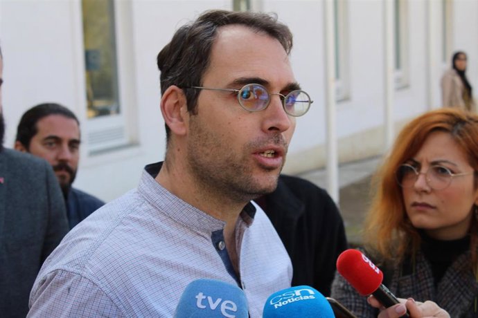 Toni Valero, coordinador general y portavoz de IU Andalucía, en una imagen de archivo.