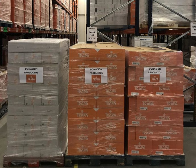Donación de Trapa a hospitales y a la UME.