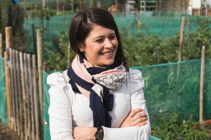 La vicepresidenta de Diputación Ángeles Martínez