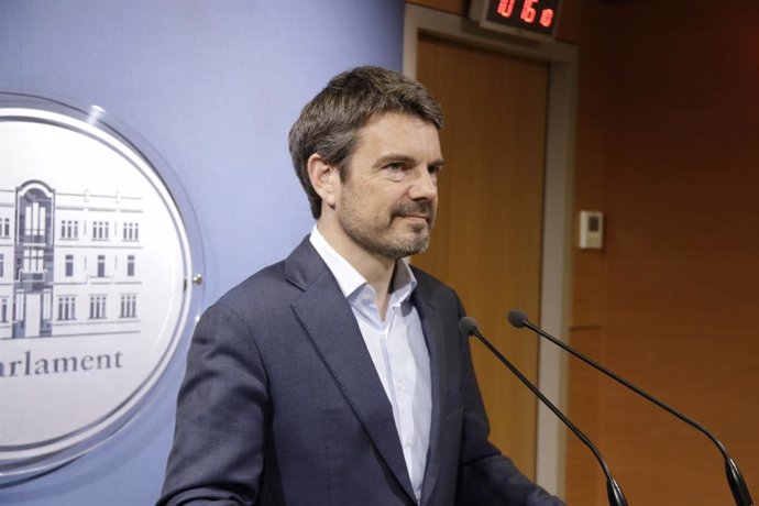 El portavoz de Cs en el Parlament, Marc Pérez-Ribas.