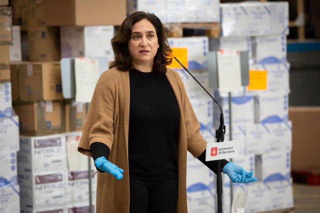 La alcaldesa de Barcelona, Ada Colau