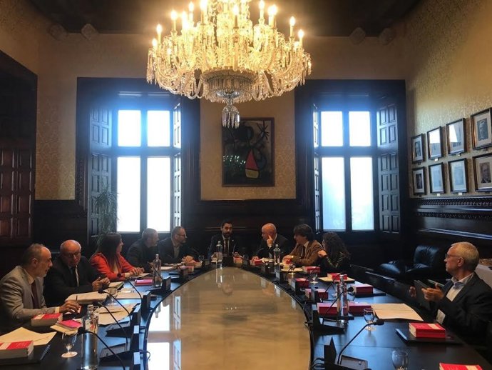 Reunió de l'Mesa  del Parlament