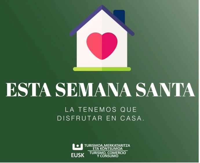 Campaña 'Quédate en casa en Semana Santa'