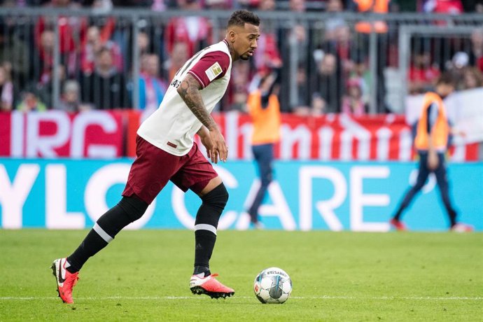 Jerome Boateng jugando con el Bayern