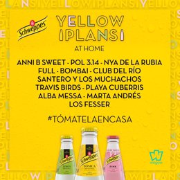 Yellow Plans by Schweppes