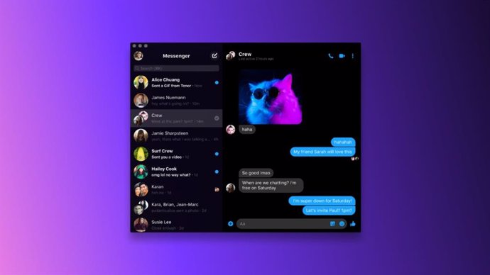 Facebook Messenger estrena aplicación de escritorio para MacOS y Windows 
