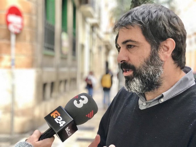 El secretario de Comunicación y portavoz adjunto de MÉS per Mallorca en el Parlament, Josep Ferr.