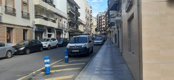 Una calle de Huelva vacía tras el decreto de estado de alarma por coronavirus