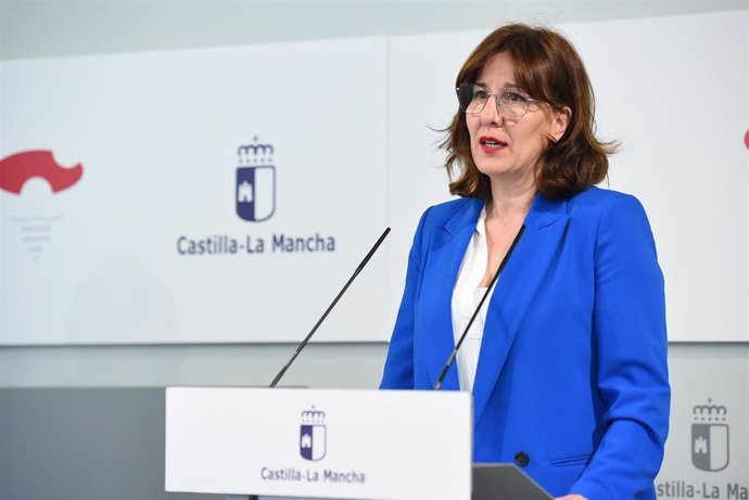 La portavoz del Gobierno de Castilla-La Mancha, Blanca Fernández