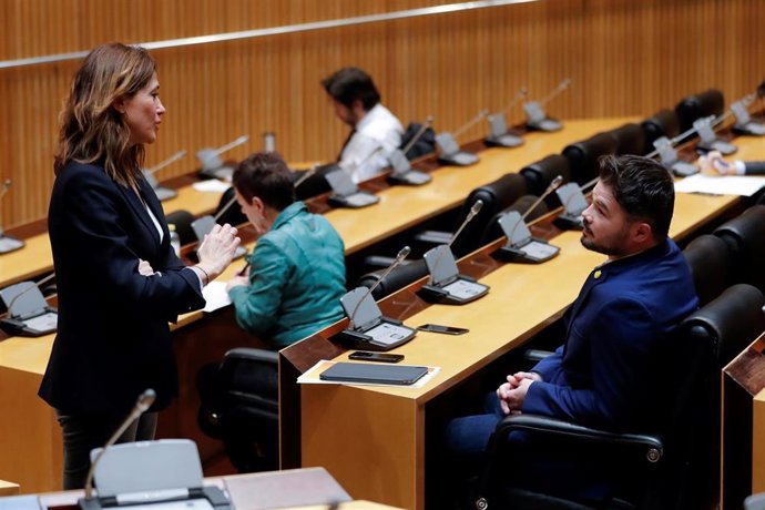 El portavoz de ERC en el Congreso Gabriel Rufián