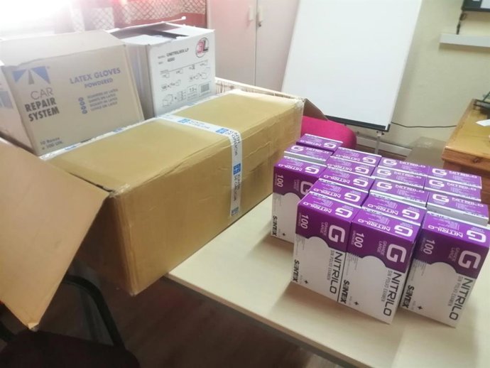 Equipos de protección contra el COVID-19 repartidos por el Ayuntamiento de A Coruña