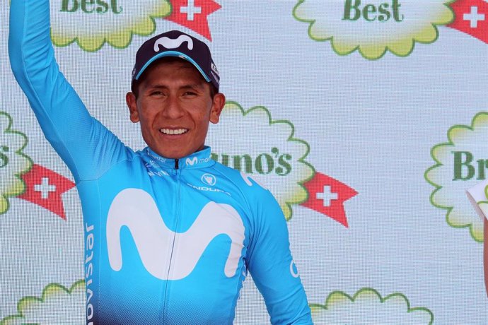 Nairo Quintana durante la Vuelta a Suiza de 2018