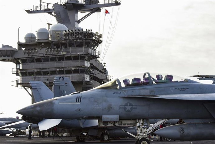 El portaaviones estadounidense Theodore Roosevelt  