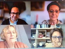 Videoconferencia con representantes del sector museístico con la consellera de Cultura, Maringela Vilallonga, este jueves