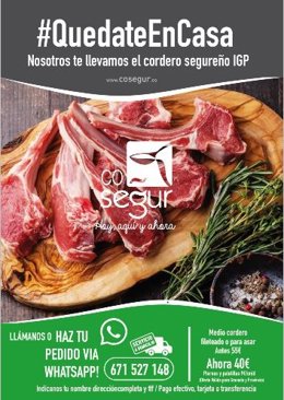 Cartel promocional cordero segureño