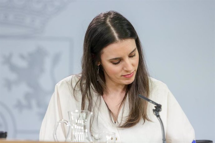 La ministra de Igualdad, Irene Montero