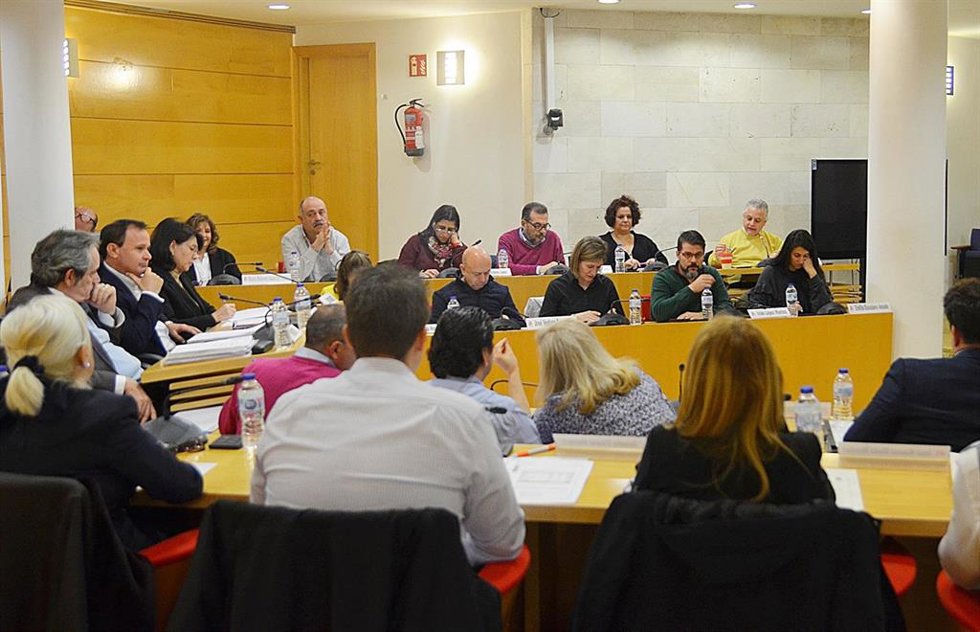 Imagen de miembros d ela corporación del Ayuntamiento de Coslada.