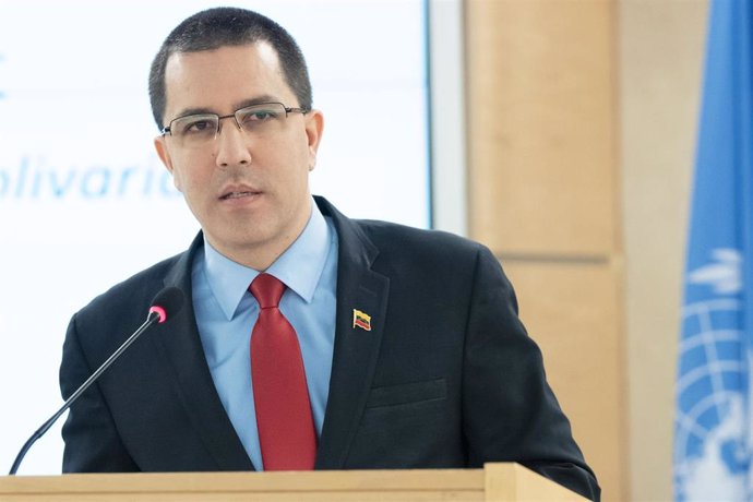 El ministro de Exteriores de Venezuela, Jorge Arreaza. 