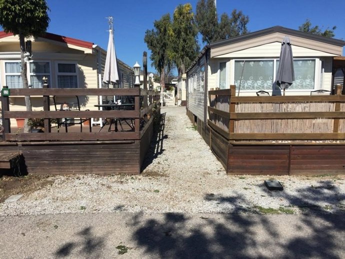 Un camping de la provincia de Málaga-Costa del Sol con bungalows y móvil home para los clientes