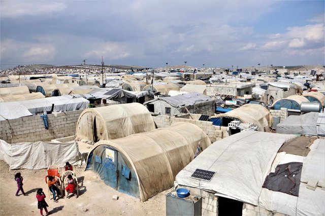 Campo de desplazados internos de Deir Hassan, en el norte de Siria