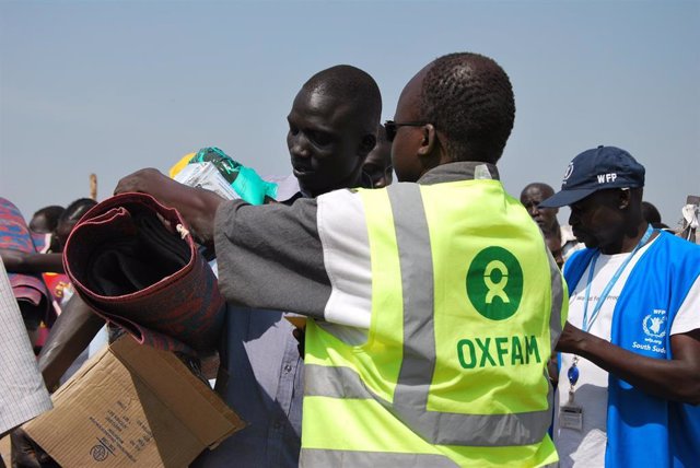Trabajadores humanitarios en Sudán del Sur 