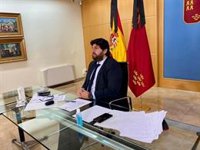 López Miras traslada a Sánchez su apoyo a la extensión del Estado de Alarma