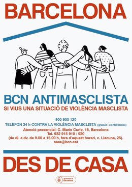 El Ayuntamiento de Barcelona ha reforzado los servicios municipales de atención víctimas de violencia machista ante la posibilidad de aumenten las agresiones a mujeres durante el confinamiento.
