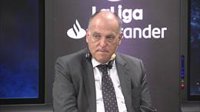 Tebas responde a AFE: "El control económico de LaLiga no tiene que ver con los efectos económicos del COVID-19"