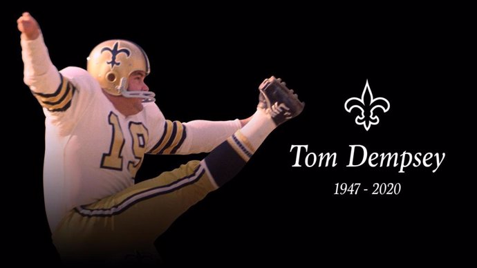 Fallece Tom Dempsey, mítico pateador de los Saints
