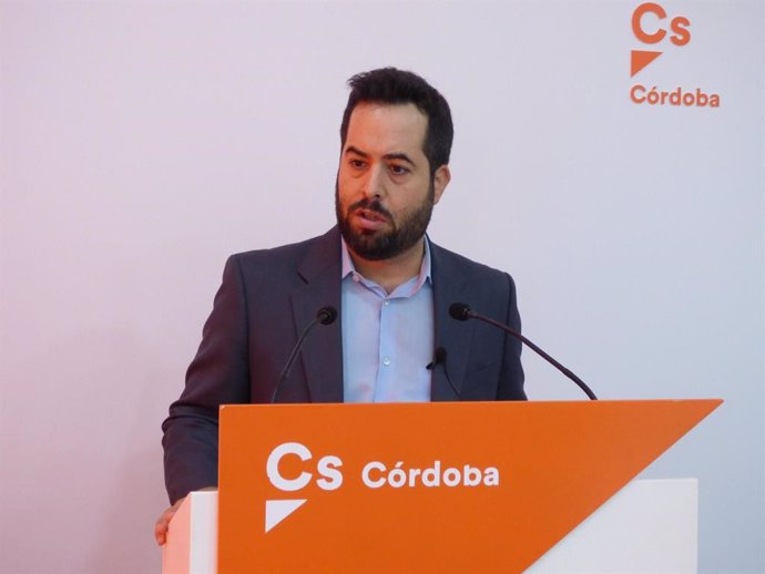 El portavoz adjunto de Ciudadanos en el Parlamento de Andalucía, Fran Carrillo.