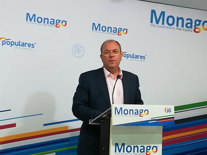 El presidente del PP de Extremadura, José Antonio Monago, en una foto de archivo