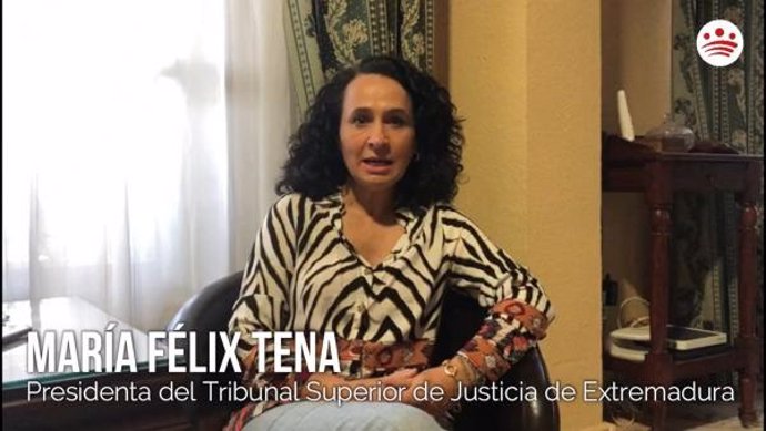 María Félix Tena, presidenta del TSJEx