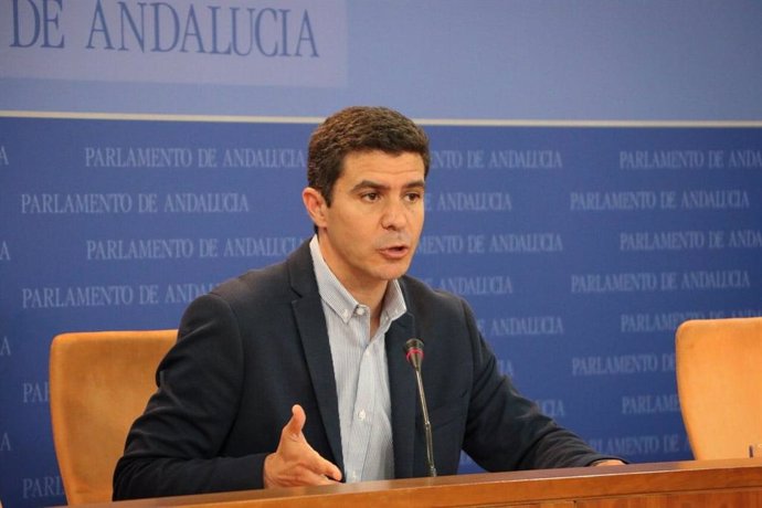El portavoz parlamentario de Ciudadanos, Sergio Romero, en una imagen de archivo.