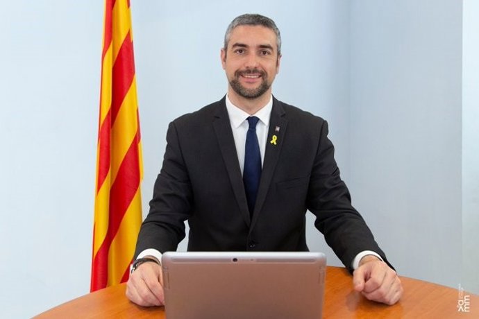 El conseller d'Acció Exterior, Bernat Solé, pren possessió del crrec de manera telemtica