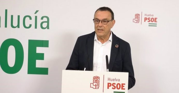 El secretario general del PSOE de Huelva, Ignacio Caraballo