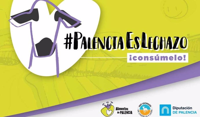 Imagen de la campaña de apoyo al lechazo de Palencia.