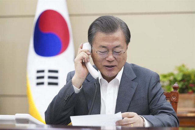 El presidente surcoreano, Moon Jae In. 