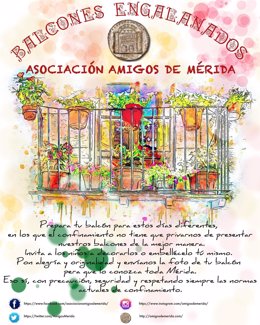 Iniciativa para engalanar balcones en Mérida
