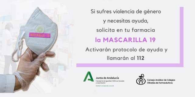 Cartel de la iniciativa impulsada por el Instituto Andaluz de la Mujer (IAM) en colaboración con el Consejo Andaluz de Colegios Oficiales de Farmacéuticos