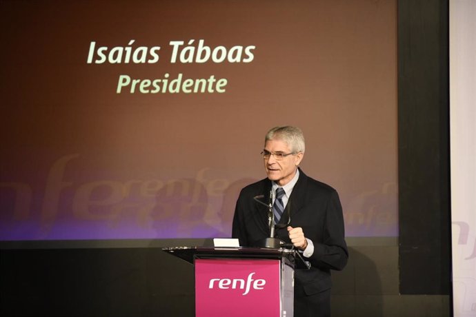El presidente de Renfe, Isaías Táboas 
