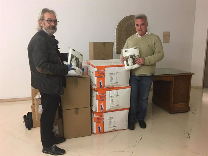 El Ayuntamiento de Logroño entrega equipos de protección individual para el personal de limpieza