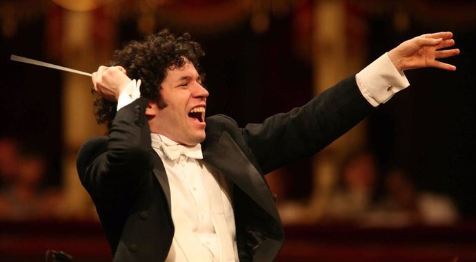 Gustavo Dudamel en el Palau de la Música, en una imagen de archivo