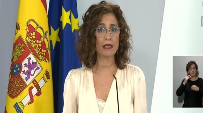 Rued de premsa de la portaveu del Govern, María Jesús Montero, després del Consell de Ministres