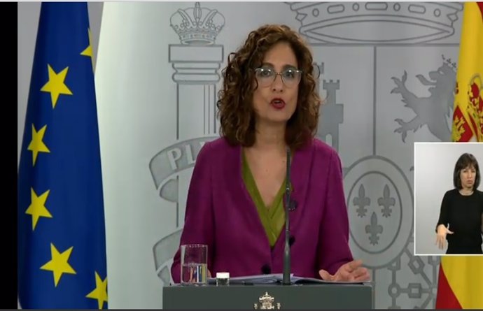 Rued de prensa de la portavoz del Gobierno, María Jesús Montero, tras el Consejo de Ministros