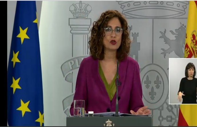 Rued de prensa de la portavoz del Gobierno, María Jesús Montero, tras el Consejo de Ministros