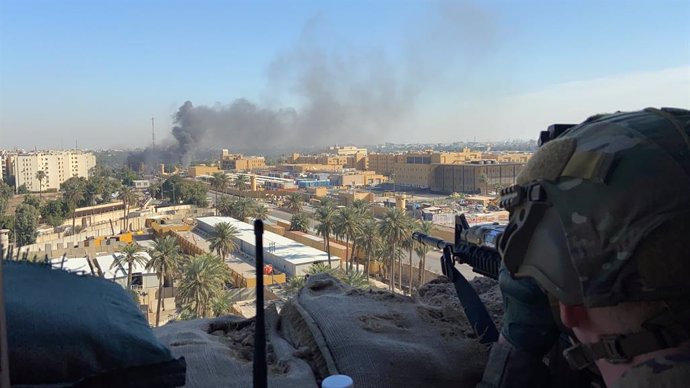 Irak.- La coalición retira a sus fuerzas de una base militar en Abú Ghraib, al o