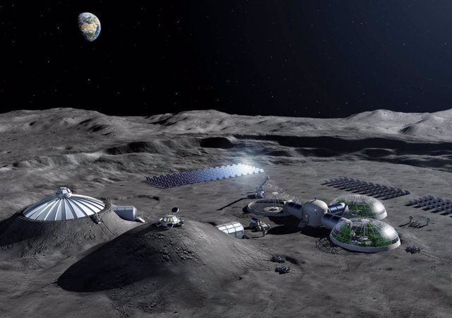 Concepto de base lunar