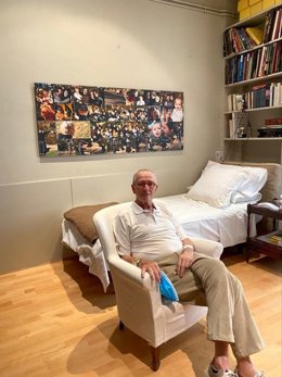 L'exalcalde de Barcelona Xavier Trias torna a la seva casa després d'estar 10 dies hospitalitzat per Covid-19