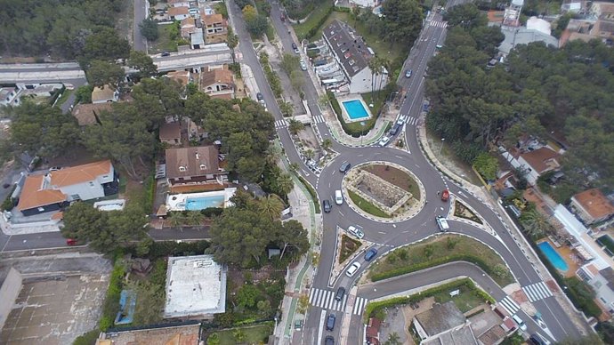 Imagen aére con dron de Paterna (Valencia)